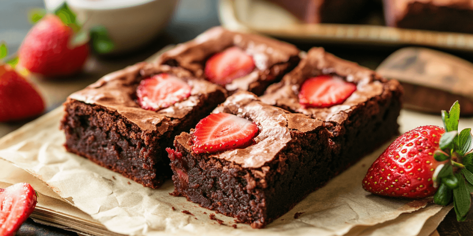 Strawberry Brownies